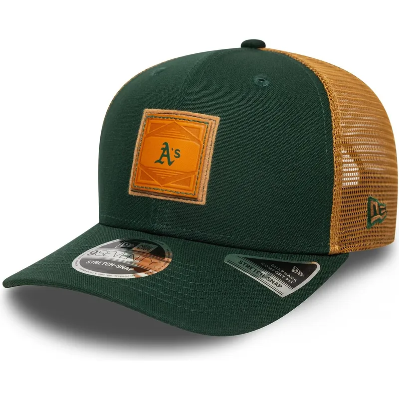 cepice-zaoblena-zelena-snapback-9seventy-stretch-snap-debossed-oakland-athletics-mlb-new-era