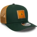 cepice-zaoblena-zelena-snapback-9seventy-stretch-snap-debossed-oakland-athletics-mlb-new-era