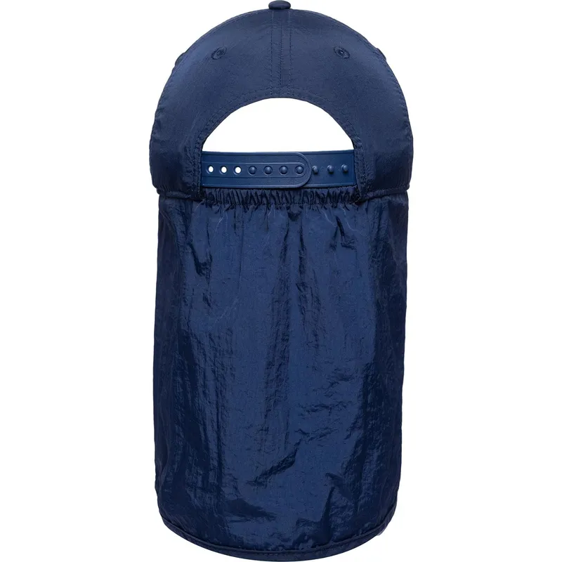 blaue-gebogene-snapback-kappe-fur-kinder-mit-blauem-logo-9forty-sun-shield-der-new-york-yankees-mlb-von-new-era