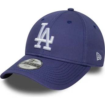Verstellbare violette Kinder-Cap 9FORTY League Essential Los Angeles Dodgers MLB von New Era