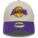 cepice-zaoblena-bezova-nastavitelny-9forty-contrast-patch-los-angeles-lakers-nba-new-era