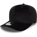 schwarze-snapback-cap-mit-gebogenem-schirm-9fifty-cord-precurved-von-mclaren-racing-formula-1-von-new-era