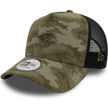 Gorra Trucker Camouflage A Frame Cord von McLaren Racing Formula 1 von New Era