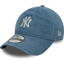 cepice-zaoblena-modra-nastavitelny-9twenty-denim-new-york-yankees-mlb-new-era