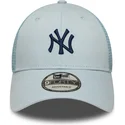 new-era-navy-blue-logo-9forty-homefield-new-york-yankees-mlb-blue-adjustable-trucker-hat