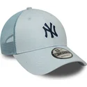 new-era-navy-blue-logo-9forty-homefield-new-york-yankees-mlb-blue-adjustable-trucker-hat