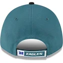9forty-the-league-philadelphia-eagles-nfl-verstellbare-grun-schwarze-kinderkappe-von-new-era