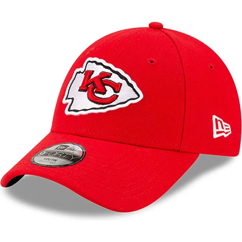 cepice-zaoblena-cervena-nastavitelny-pasek-pro-deti-9forty-the-league-kansas-city-chiefs-nfl-new-era
