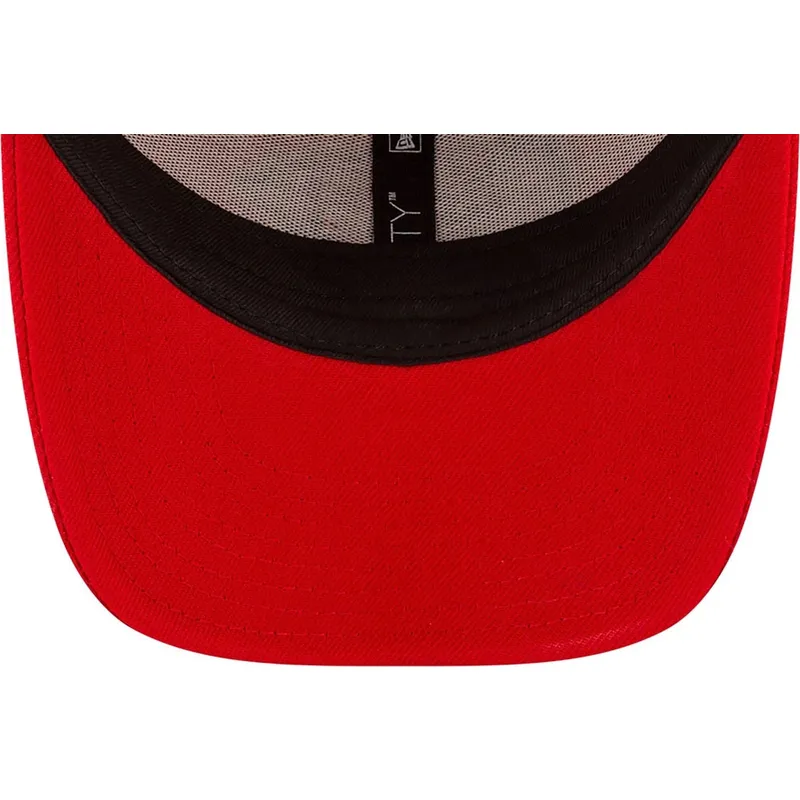 rote-gebogene-verstellbare-kindercap-9forty-the-league-der-kansas-city-chiefs-nfl-von-new-era