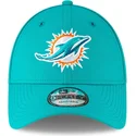 9forty-the-league-miami-dolphins-nfl-verstellbare-blaue-kinderkappe-von-new-era
