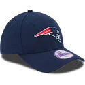 new-era-curved-brim-youth-9forty-the-league-new-england-patriots-nfl-navy-blue-adjustable-cap