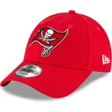 rote-verstellbare-kinder-cap-9forty-the-league-der-tampa-bay-buccaneers-nfl-von-new-era