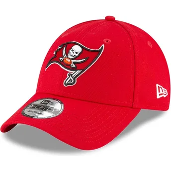 Čepice zaoblená červená nastavitelný pro děti 9FORTY The League Tampa Bay Buccaneers NFL New Era