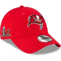 rote-verstellbare-kinder-cap-9forty-the-league-der-tampa-bay-buccaneers-nfl-von-new-era