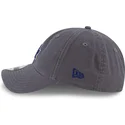 los-angeles-dodgers-mlb-9twenty-core-classic-verstellbare-graue-kappe-mit-blauem-logo-von-new-era