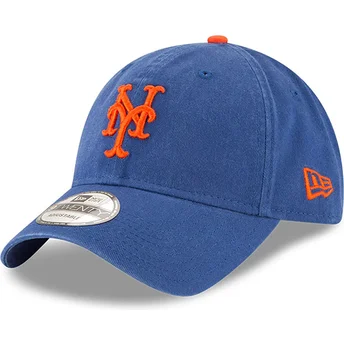 Čepice zaoblená modrá nastavitelný pásek 9TWENTY Core Classic New York Mets MLB New Era
