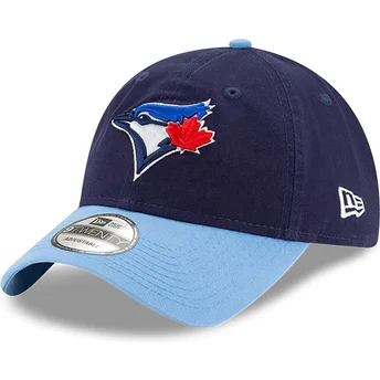 Gorra curva azul marino ajustable 9TWENTY Core Classic de Toronto Blue Jays MLB de New Era