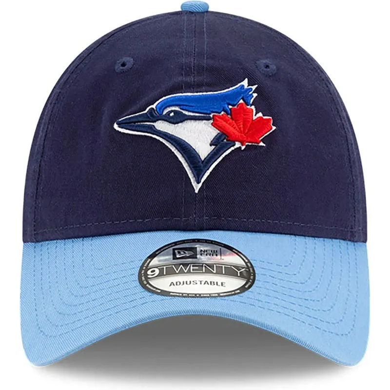gorra-curva-azul-marino-ajustable-9twenty-core-classic-de-toronto-blue-jays-mlb-de-new-era