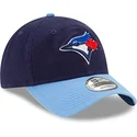 verstellbare-dunkelblaue-9twenty-core-classic-kappe-der-toronto-blue-jays-mlb-von-new-era