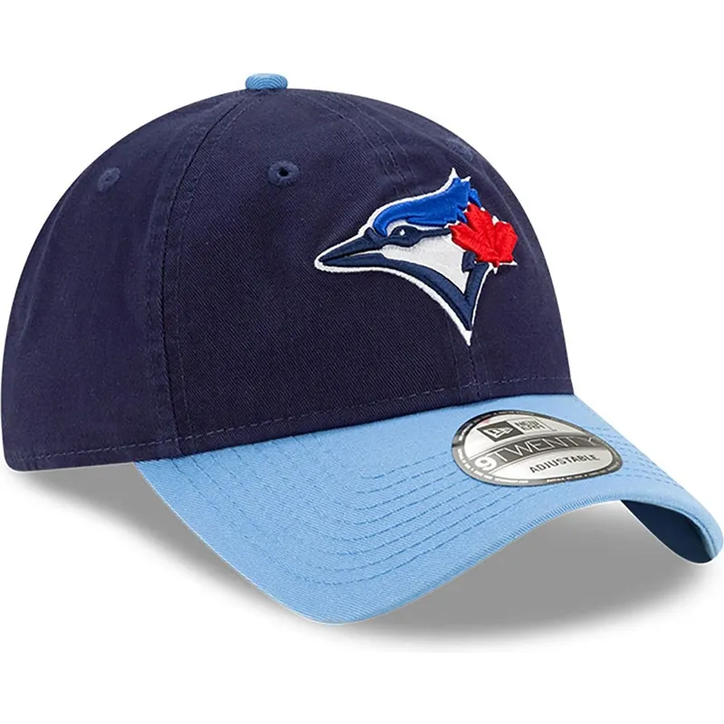 gorra-curva-azul-marino-ajustable-9twenty-core-classic-de-toronto-blue-jays-mlb-de-new-era