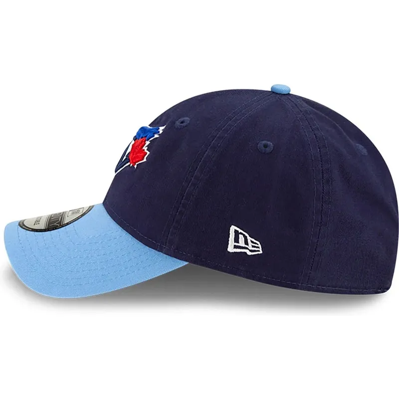 gorra-curva-azul-marino-ajustable-9twenty-core-classic-de-toronto-blue-jays-mlb-de-new-era
