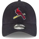 marineblaue-verstellbare-gebogene-kappe-9twenty-core-classic-der-st-louis-cardinals-mlb-von-new-era