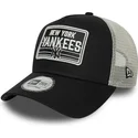 new-era-new-york-yankees-mlb-a-frame-patch-schwarz-weisse-trucker-kappe
