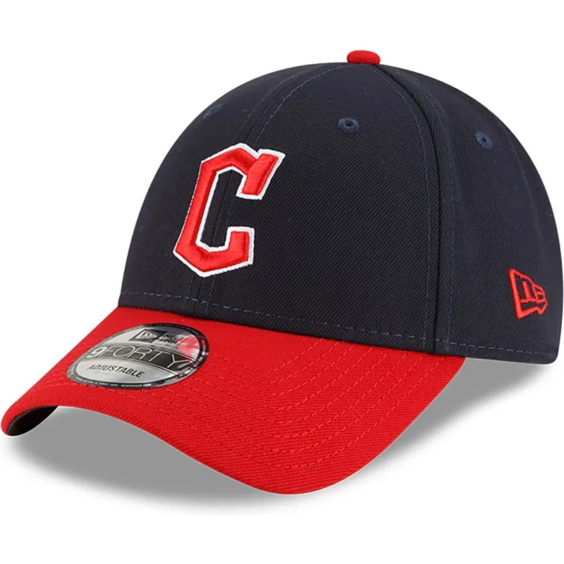 cepice-zaoblena-namornicka-modra-nastavitelny-9forty-the-league-cleveland-guardians-mlb-new-era