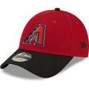 gebogene-marineblau-und-rote-verstellbare-kappe-9forty-the-league-von-arizona-diamondbacks-mlb-von-new-era