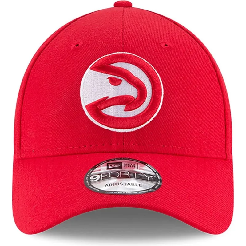 cepice-zaoblena-cervena-nastavitelny-pasek-9forty-the-league-atlanta-hawks-nba-new-era