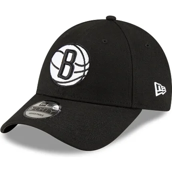Čepice zaoblená černá nastavitelný pásek 9FORTY The League Brooklyn Nets NBA New Era