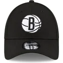 verstellbare-schwarze-kappe-9forty-the-league-der-brooklyn-nets-nba-von-new-era