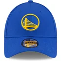verstellbare-blaue-kappe-9forty-the-league-der-golden-state-warriors-nba-von-new-era