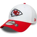kansas-city-chiefs-nfl-39thirty-team-logo-weiss-rot-gebogene-passform-kappe-von-new-era