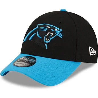 Čepice zaoblená černá nastavitelný pásek 9FORTY The League Carolina Panthers NFL New Era