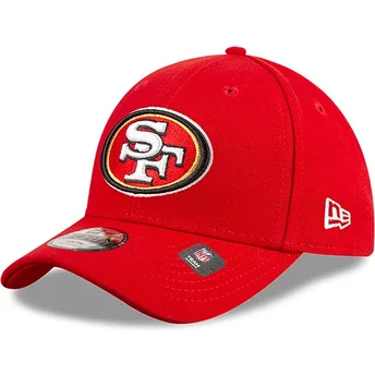Cap zaoblená red adjustable strap pro děti 9FORTY The League San Francisco 49ers NFL New Era