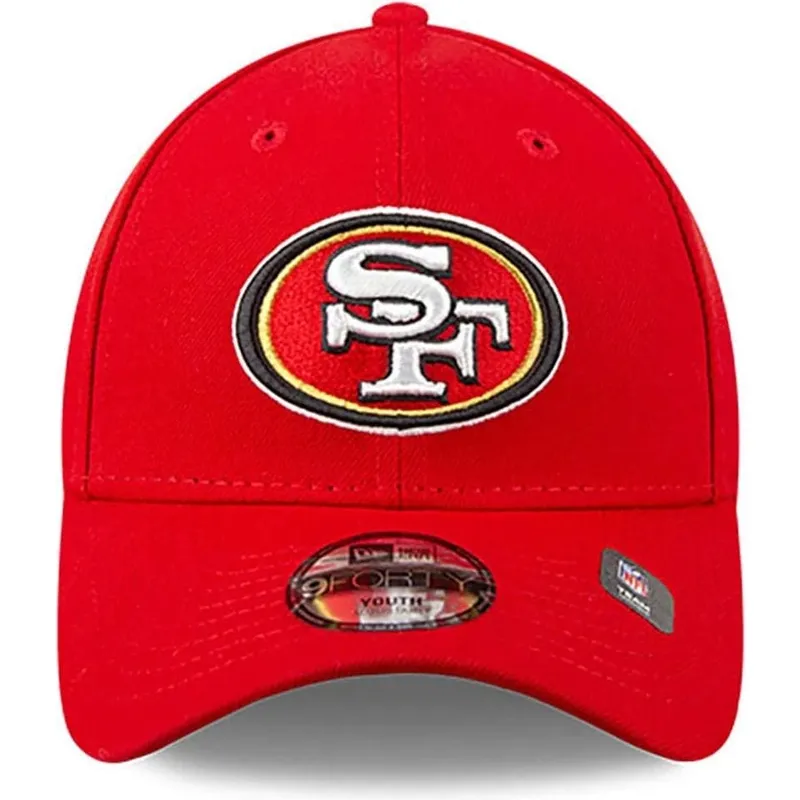 cepice-zaoblena-cervena-nastavitelny-pro-deti-9forty-the-league-san-francisco-49ers-nfl-new-era
