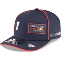 dunkelblaue-gebogene-snapback-kappe-9seventy-stretch-snap-von-red-bull-racing-formula-1-max-verstappen-von-new-era