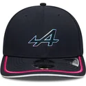 marineblaue-9seventy-stretch-snap-snapback-kappe-des-alpine-f1-teams-formula-1-von-new-era