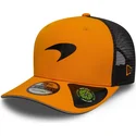 gorra-trucker-orange-und-schwarz-9seventy-stretch-snap-von-mclaren-racing-formula-1-von-new-era