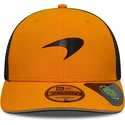 9seventy-stretch-snap-mclaren-racing-formula-1-orange-schwarze-trucker-kappe-von-new-era