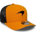 orangefarbene-und-schwarze-trucker-kappe-9seventy-stretch-snap-von-mclaren-racing-formula-1-von-new-era