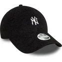 verstellbare-schwarze-damenkappe-9forty-borg-der-new-york-yankees-mlb-von-new-era