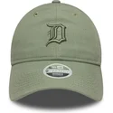 cepice-zaoblena-zelena-nastavitelny-9twenty-linen-detroit-tigers-mlb-new-era