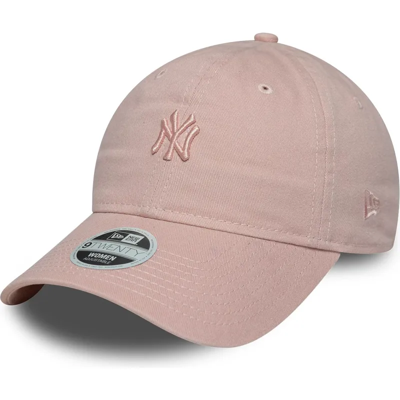 cepice-zaoblena-ruzova-nastavitelny-9twenty-mini-washed-new-york-yankees-mlb-new-era