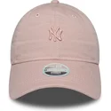 cepice-zaoblena-ruzova-nastavitelny-9twenty-mini-washed-new-york-yankees-mlb-new-era