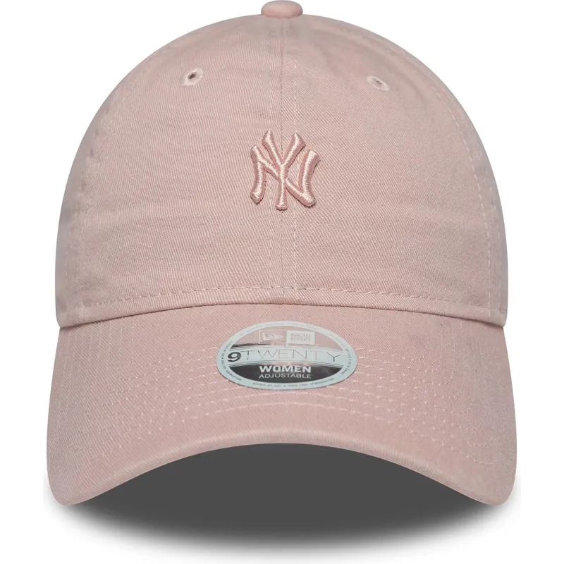 cepice-zaoblena-ruzova-nastavitelny-9twenty-mini-washed-new-york-yankees-mlb-new-era