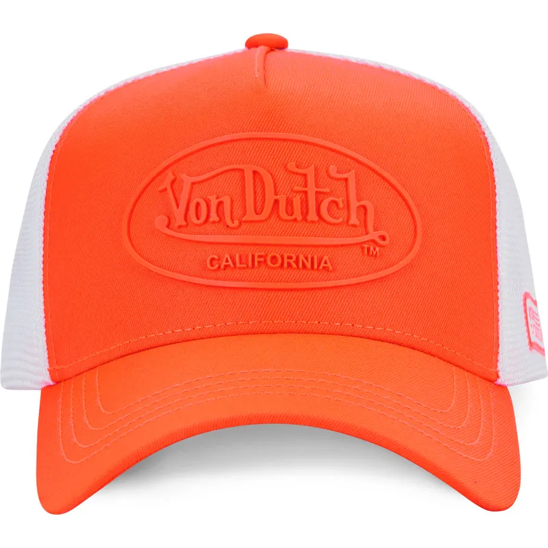 cepice-zaoblena-oranzova-snapback-fluo04-von-dutch