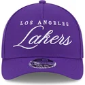 violett-bojd-snapback-keps-9forty-m-crown-draft-2025-av-los-angeles-lakers-nba-fran-new-era