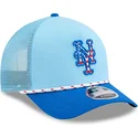 new-era-new-york-mets-mlb-4-juli-m-crown-a-frame-9forty-blaue-trucker-kappe